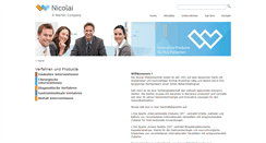 Desktop Screenshot of nicolai-medizintechnik.de